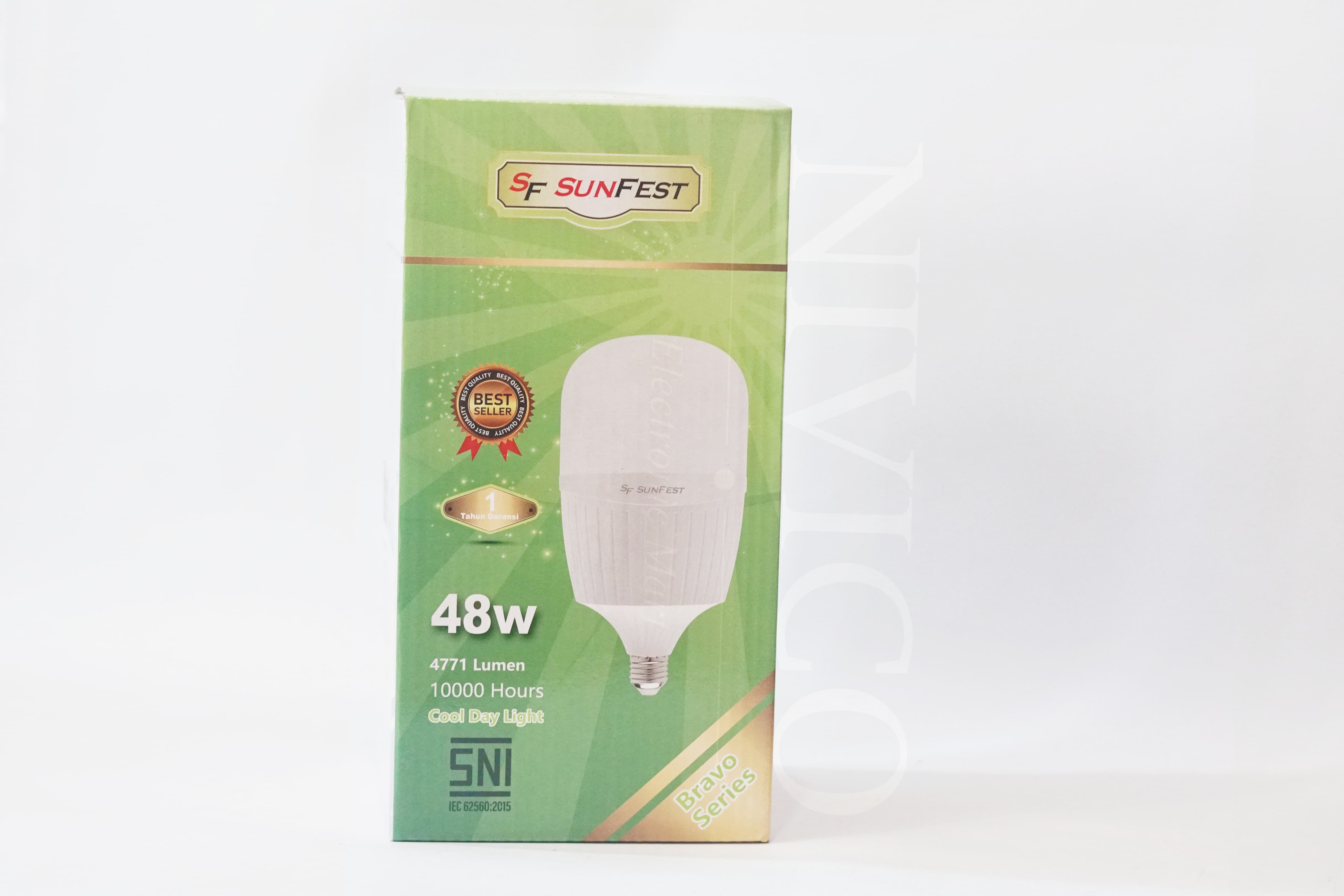 Lampu LED Sunfest Bravo Series 38W& 48W 7000K Cool Day Light SNI - Best Quality - Bulb